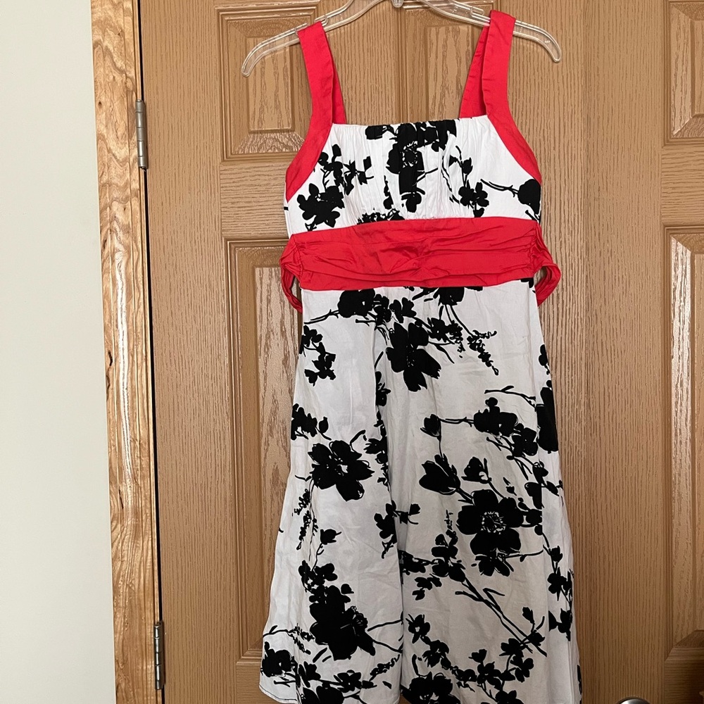Floral  Dress with Accents